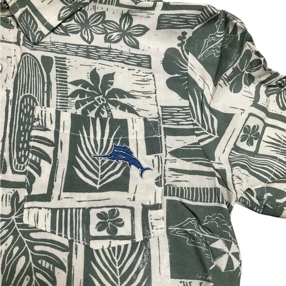 Tommy Bahama Boy’s Tropical Shirts Cargo Shorts Size 6 NWT